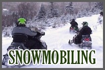 Snowmobiling on northern New Hampshire